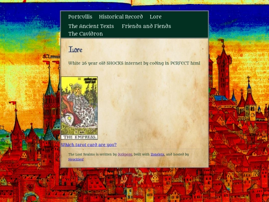 lore screenshot