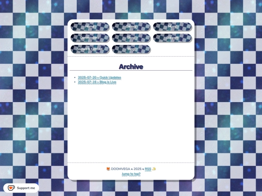 Blog/archive screenshot