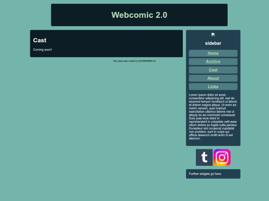 links screenshot