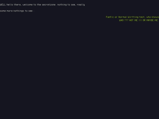 SECRETZONE/wellhellothere screenshot
