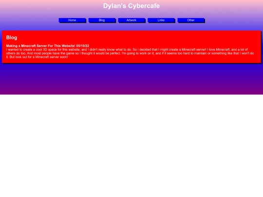 blog screenshot