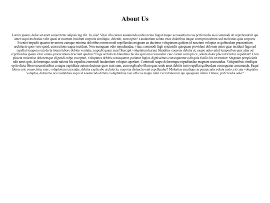 About Us screenshot
