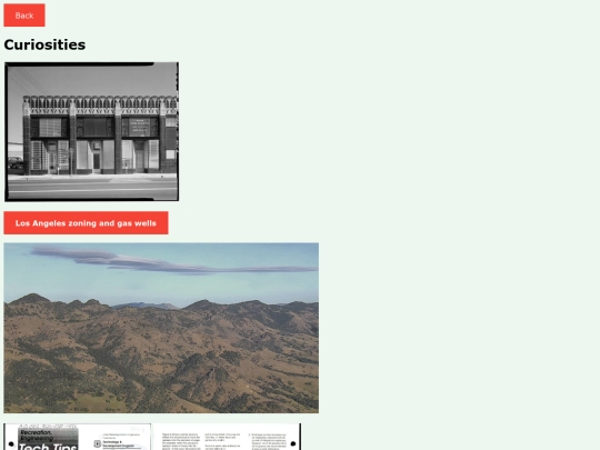 curiosities screenshot