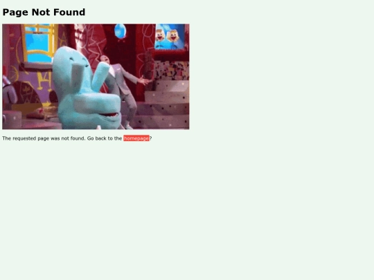not_found screenshot