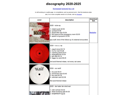 discog screenshot