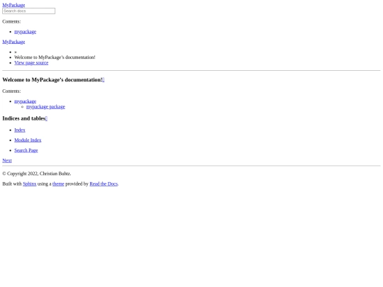 index screenshot