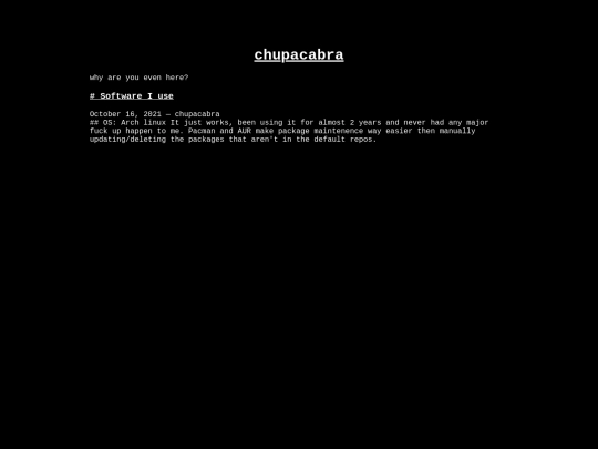 blog/software screenshot
