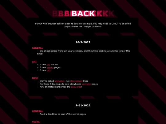 changelog 2022 screenshot