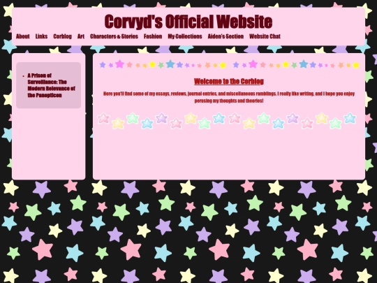 corblog screenshot