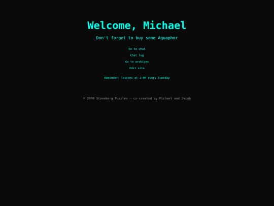 michaelhome screenshot