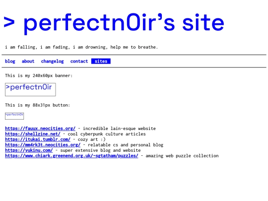 sites screenshot