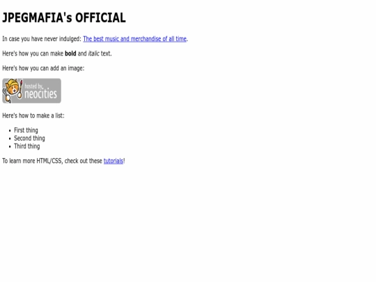 index screenshot