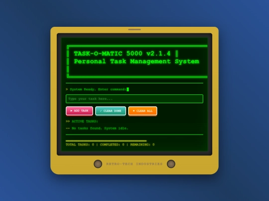 retro_todo_terminal screenshot