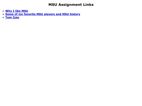 Final Assignment/Homepage screenshot