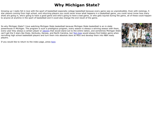 Final Assignment/MichiganState screenshot