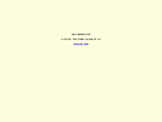 selfdeprecation screenshot