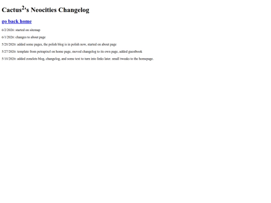 changelog screenshot