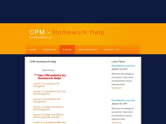 page screenshot