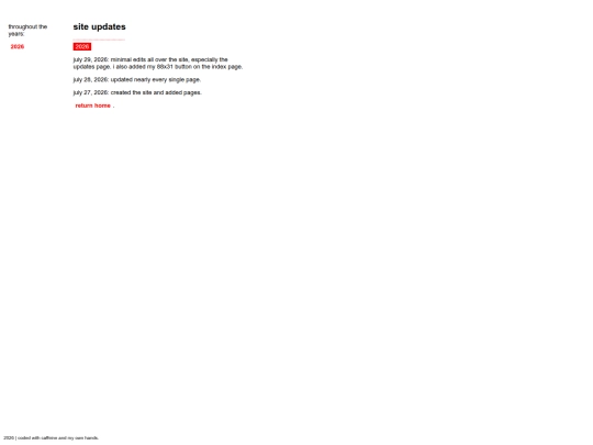 updates screenshot
