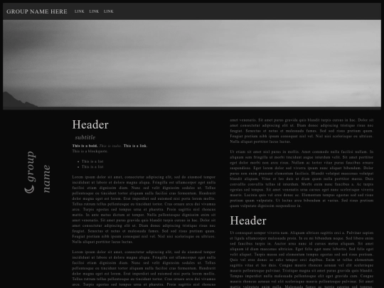 layouts/monochrome/multi-page/page1 screenshot