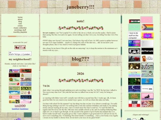 blog screenshot
