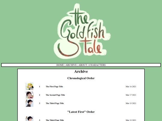 archive screenshot