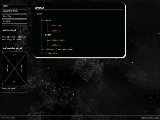 sitemap screenshot