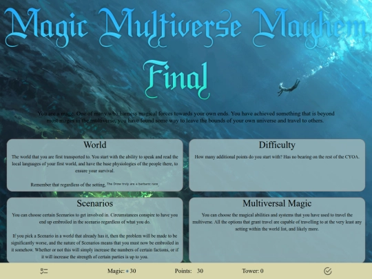 cyoa/MMMWIP screenshot