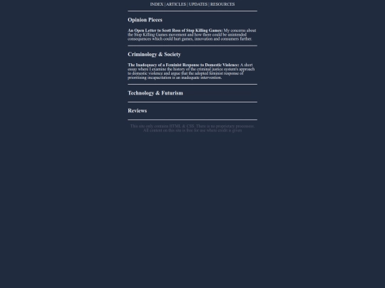 articles screenshot