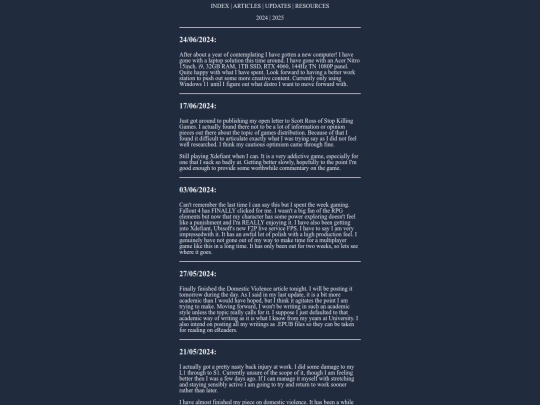 updates screenshot