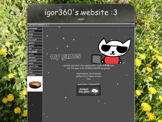games screenshot