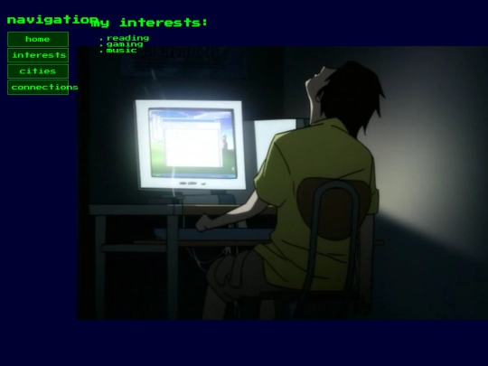 interests screenshot