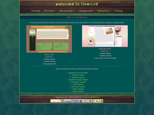 layouts screenshot
