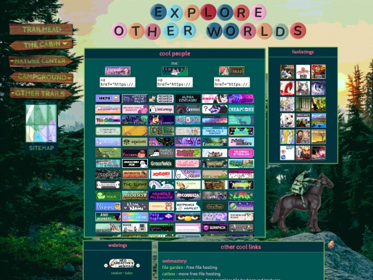 links screenshot