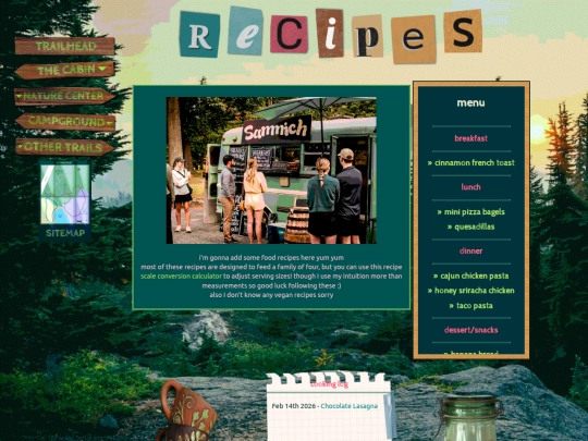 recipes screenshot
