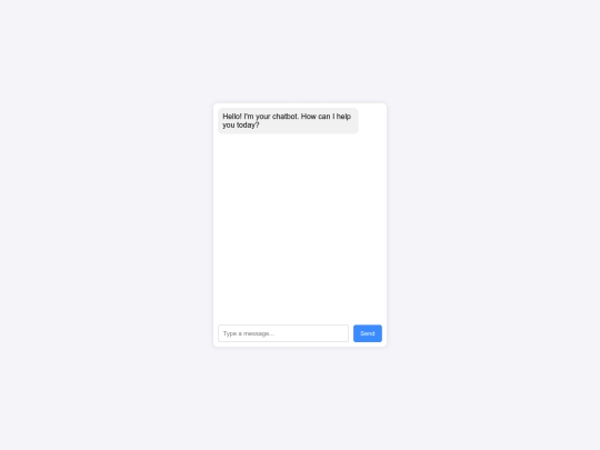 Mychatbot screenshot