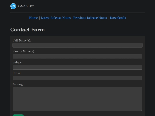 site/form screenshot