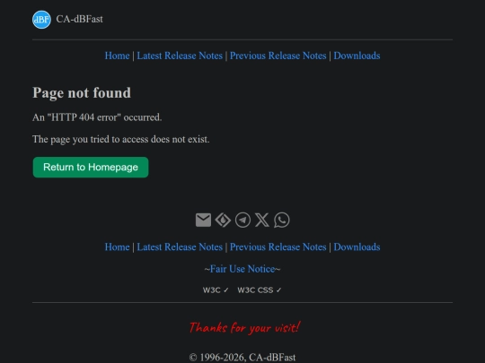 site/not_found screenshot