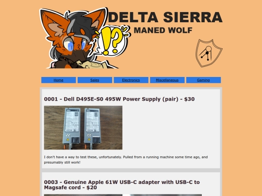 sales/electronics screenshot