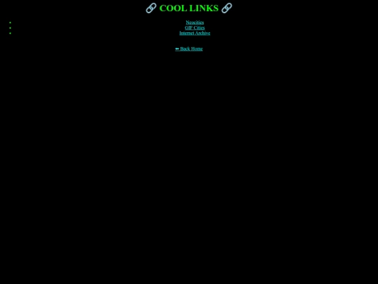 links screenshot