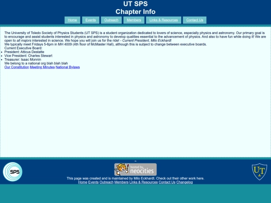 info screenshot