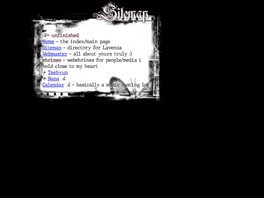 sitemap screenshot