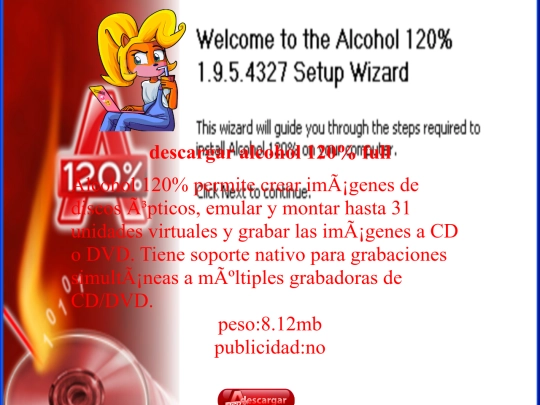 rayman/alcohol 120/alcohol 120 screenshot