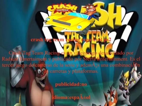 rayman/crash tag team racing/crash tag team racing screenshot