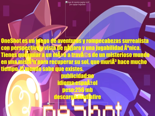 rayman/oneshot/oneshot screenshot