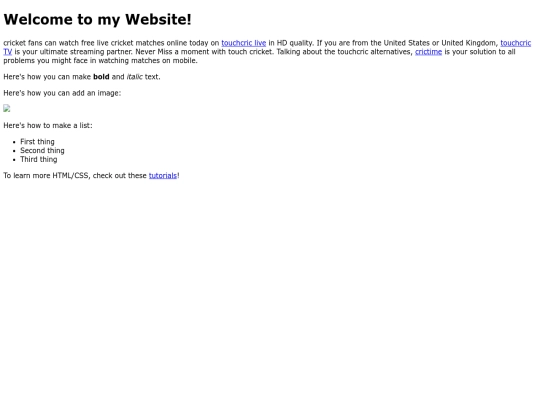 index screenshot