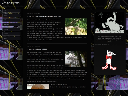 diary screenshot
