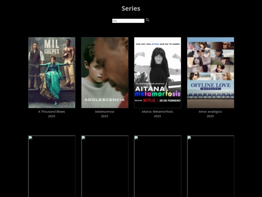 Series/tvshows screenshot