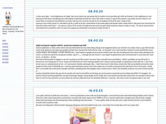 diary/may screenshot