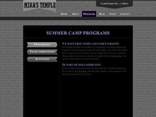 programs screenshot